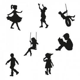 Clarity stamp  REMOUNTABLE WEE FOLK SET 2