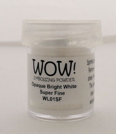 WOW embossing powder Opaque Bright White WL01SF