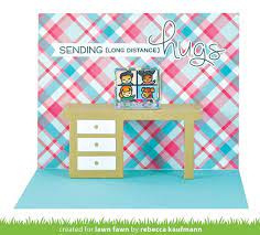 Die Lawn Fawn pop up desk