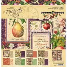 Graphic 45  paper pad  fruit en flora 12 x 12"