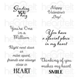Heartfelt Creations Friendship Sentiments stempelset kopen – oprechte teksten die je vrienden echt raken