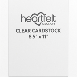 heartfelt creations clear cardstock