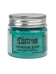 Ranger TTim Holtz® Distress Embossing Glaze Salvaged Patina (TDE73871)