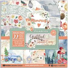 Stamperia paper pad memories  gratitud