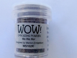 WOW embossing powder WS102R ho ho ho