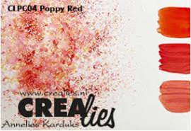 Crealies  colorzz  pigment  poppy red