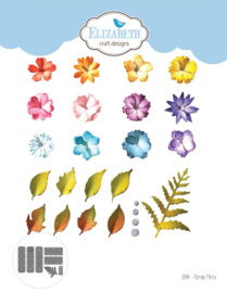 Elizabeth Craft Design snijmal  florals mini's