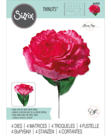 snijmallen voor crepe bloemen van Sizzix