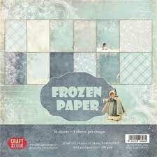 Craft & You paper pad  frozen  6x6"
