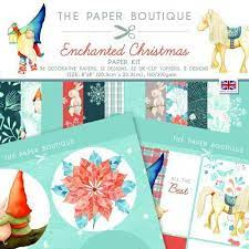 the paper boutique Enchanted Christmas paper kit