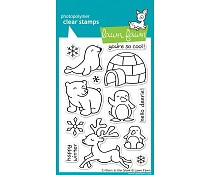 Lawn Fawn stempel set  critters in the snow