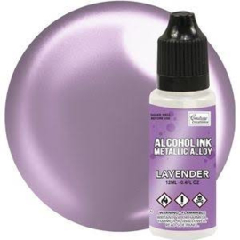 Alcohol Ink Metallic Alloy Lavender