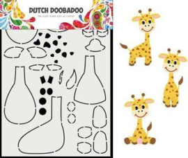 Dutch Doobadoo stencil giraf