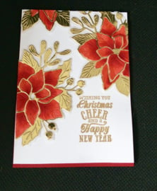 Die Spellbinders  poinsettia bloom