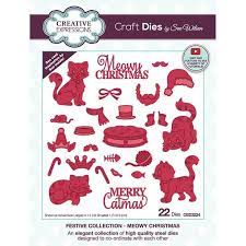 Sue Wilson Craft Die Festive Collection Meowy Christmas (CED3224)