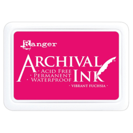 Ranger Archival Ink Vibrant Fuchsia – krachtige roze watervaste inkt