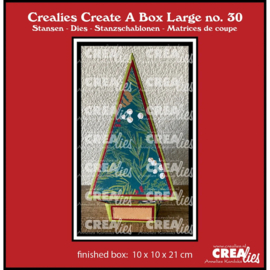 create a box Christmas tree box large