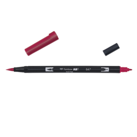 tombow Dual Brush pen  ABT 847 Crimson