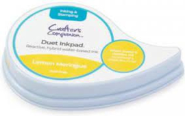 Crafters Companion Duet inkpad lemon meringue