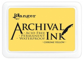 Ranger archival stempel inkt chrome yellow