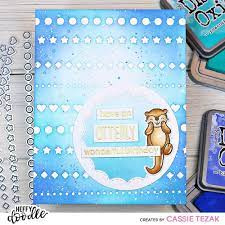 Heffy Doodle die cut lovely little border