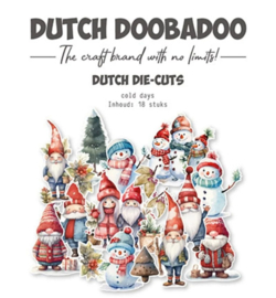 Winterse charme op je kaart met Dutch Doobadoo Die Cuts – Cold Day