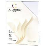 AC cardstock white