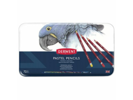 Derwent pastel kleurpotloden  72 stuks in metalen doos