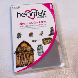 Heartfelt Creations Home on the Farm bundel kopen – stempel + snijmal met 10% korting
