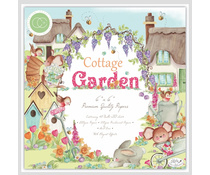 cottage garden designblock 6x6"