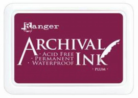 Ranger archival ink pad plum