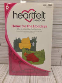 Heartfelt Creations Home for the Holiday snijmal kopen – huiselijke kersttaferelen vol warmte