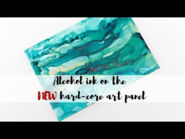 Tim Holtz Alcohol Ink Hard Core Art Panel 3/Pkg-Square 4"X4", 6"X6", 8"X8", 1 Ea...