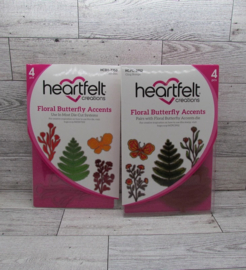 Heartfelt Creations Floral Butterfly Accents bundel kopen – stempel + snijmal met 10% korting