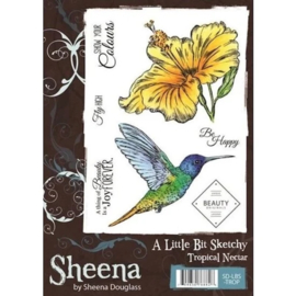 A Little Bit Sketchy – Tropical Nectar Stempelset: Kleurrijk, tropisch en vol karakter