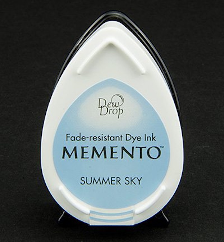 💙 Memento Summer Sky – Lichtblauwe stempelinkt voor luchtige accenten