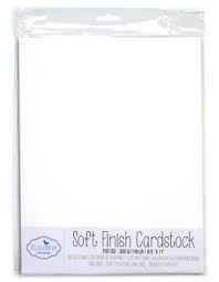 Elizabeth Craft soft finish cardstock wit  25 sheets 240 grams
