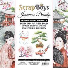 pop up paper pad Japanse  beauty