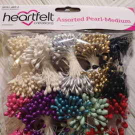 Heartfelt Creations Flower Stamens – alle bloemhartjes op één pagina
