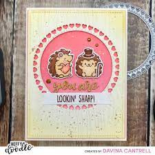 Heffy Doodle die cut fancy nancy frames