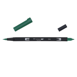 tombow dual brush pen  ABT346 sea green