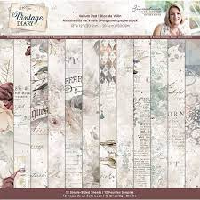 Crafters Companion paper pad  vintage dairy vellum