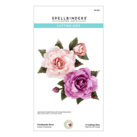 spellbinders cutting die floribunda rose