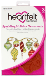 Heartfelt Creations Sparkling Holiday Ornaments bundel kopen – stempel + snijmal met 10% korting