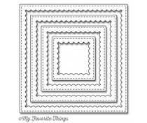 Die-namics Stitched Square Scallop Frames kopen – MFT-869 elegante kaderstans