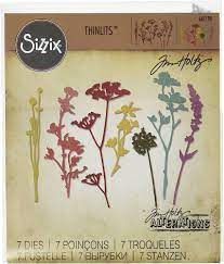 Sizzix thinlits wildflower stems 2