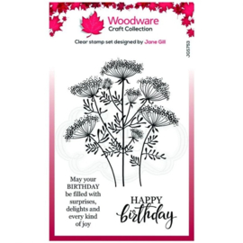 woodware craft clear stamp queen Ann 's lace