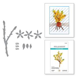 spellbinders  Forsythia Snijmal -  Susan's Garden Collectie