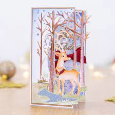 Gemini Dies reindeer forest create a card