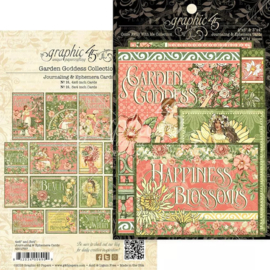 Graphic 45 jornaling cards garden goddess